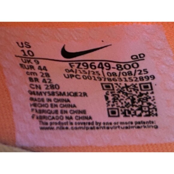 Nike Zoom Pole Vault Elite Track Citron Pulse Spikes FZ9649-800 Men’s Size 10 main image 7